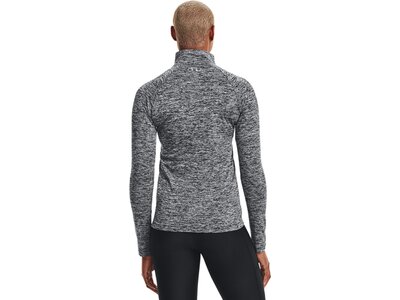 UNDER ARMOUR Damen Langarm Tech 1/2 Zip - Twist Schwarz