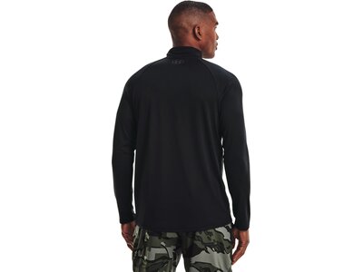 UNDER ARMOUR Herren Langarm Tech 2.0 1/2 Zip Schwarz