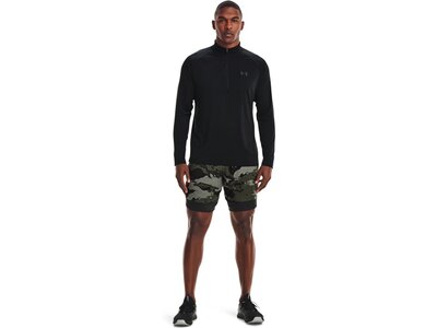 UNDER ARMOUR Herren Langarm Tech 2.0 1/2 Zip Schwarz