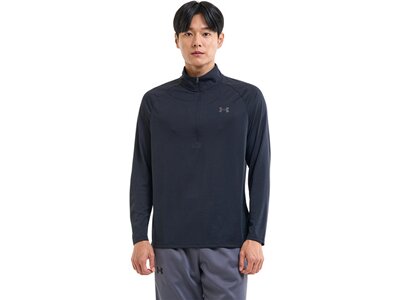 UNDER ARMOUR Herren Langarm Tech 2.0 1/2 Zip Schwarz
