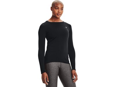 UNDER ARMOUR Damen Langarm HG Armour Long Sleeve Schwarz
