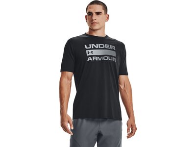 UNDER ARMOUR Herren Kurzarm TEAM ISSUE WORDMARK SS Schwarz