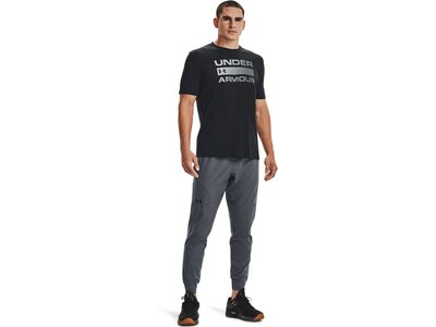 UNDER ARMOUR Herren Kurzarm TEAM ISSUE WORDMARK SS Schwarz