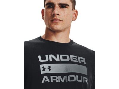 UNDER ARMOUR Herren Kurzarm TEAM ISSUE WORDMARK SS Schwarz