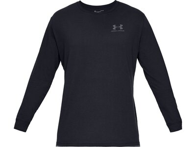 UNDER ARMOUR Herren Langarm SPORTSTYLE LEFT CHEST LS Schwarz