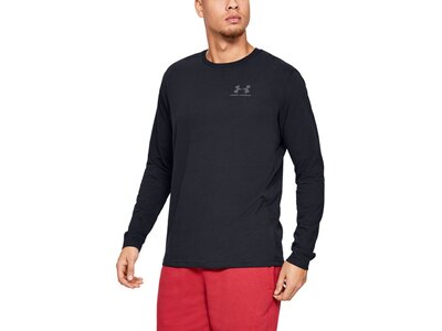 UNDER ARMOUR Herren Langarm SPORTSTYLE LEFT CHEST LS Schwarz