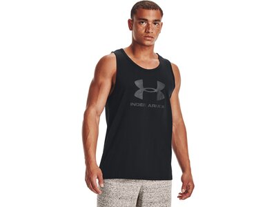 UNDER ARMOUR Herren Ärmellos SPORTSTYLE LOGO TANK Schwarz