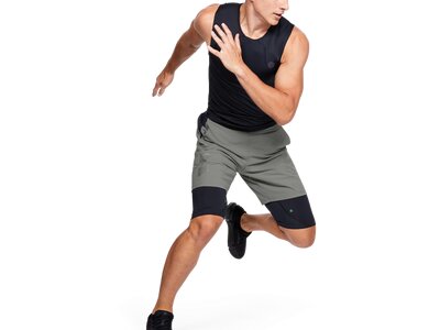 UNDER ARMOUR Herren Trainingsshorts "Vanish Woven Graphic Shorts" Braun