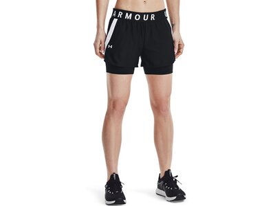 UNDER ARMOUR Damen Shorts Play Up 2-in-1 Shorts Schwarz