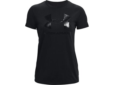 UNDER ARMOUR Damen Kurzarm Live Sportstyle Graphic SSC Schwarz