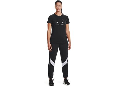 UNDER ARMOUR Damen Kurzarm Live Sportstyle Graphic SSC Schwarz