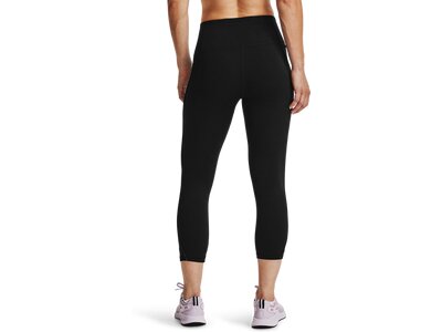 UNDER ARMOUR Damen Caprihose UA RUSH SIDE PIPING CROP Schwarz