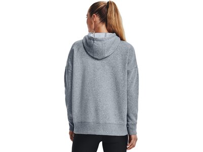 UNDER ARMOUR Damen Langarm Rival Fleece FZ Hoodie Grau