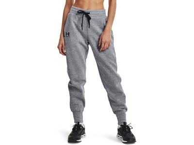 UNDER ARMOUR Damen Hose Rival Fleece Joggers Grau