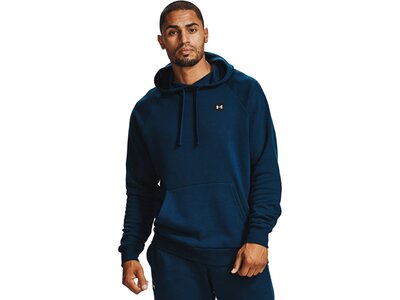 UNDER ARMOUR Herren Langarm Rival Fleece Hoodie Blau