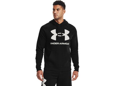 UNDER ARMOUR Herren Langarm Rival Fleece Big Logo HD Schwarz