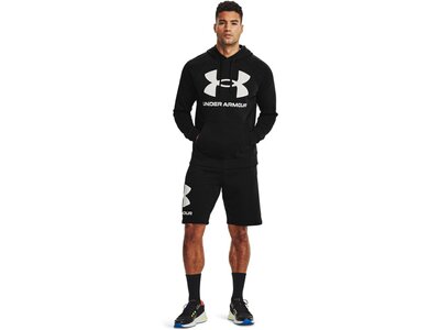 UNDER ARMOUR Herren Langarm Rival Fleece Big Logo HD Schwarz