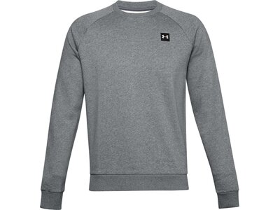 UNDER ARMOUR Herren Langarm Rival Fleece Crew Grau