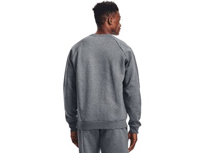 UNDER ARMOUR Herren Langarm Rival Fleece Crew Grau