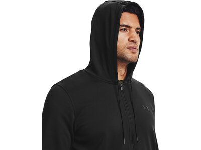 UNDER ARMOUR Herren Langarm Armour Fleece FZ Hoodie Schwarz