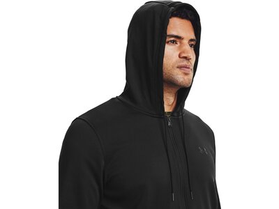 UNDER ARMOUR Herren Langarm Armour Fleece FZ Hoodie Schwarz