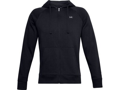 UNDER ARMOUR Herren Langarm Rival Fleece FZ Hoodie Schwarz