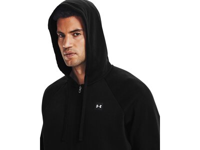 UNDER ARMOUR Herren Langarm Rival Fleece FZ Hoodie Schwarz