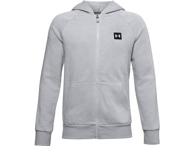 UNDER ARMOUR Kinder Kapuzensweat UA RIVAL FLEECE FZ HOODIE Grau