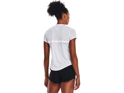 UNDER ARMOUR Damen Kurzarm Streaker SS Weiß