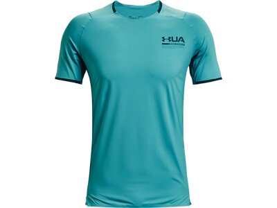 UNDER ARMOUR Herren UA Iso-Chill Perforiertes Kurzarm-Oberteil Blau