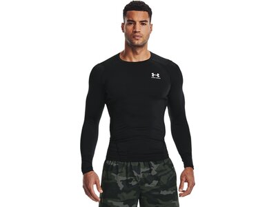 UNDER ARMOUR Herren Langarm HG Armour Comp LS Schwarz