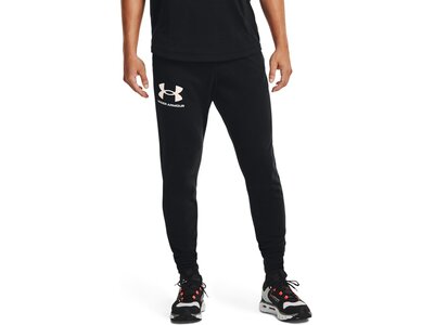 UNDER ARMOUR Herren Hose RIVAL TERRY JOGGER Schwarz