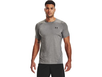 UNDER ARMOUR Herren Kurzarm HG Armour Fitted SS Grau