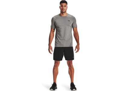 UNDER ARMOUR Herren Kurzarm HG Armour Fitted SS Grau