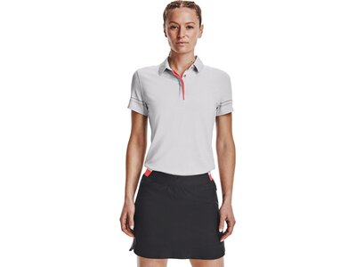 UNDER ARMOUR Damen UA Zinger Heathered Kurzarm-Poloshirt Grau