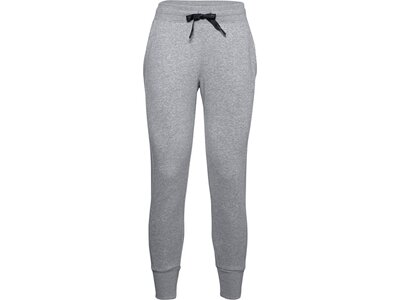 UNDER ARMOUR Damen Sporthose UA RIVAL FLEECE EMB PANT Grau