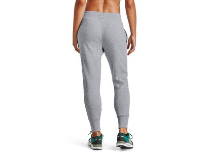 UNDER ARMOUR Damen Sporthose UA RIVAL FLEECE EMB PANT Grau