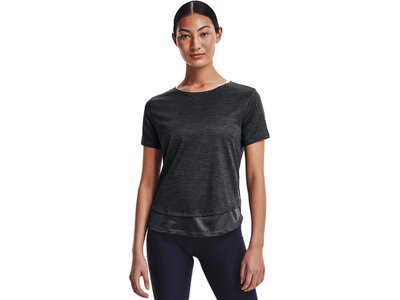 UNDER ARMOUR Damen Kurzarm Tech Vent SS Schwarz
