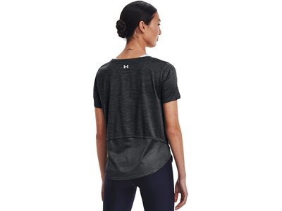 UNDER ARMOUR Damen Kurzarm Tech Vent SS Schwarz