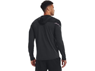 UNDER ARMOUR Herren Langarm Rush FZ Hoodie Schwarz