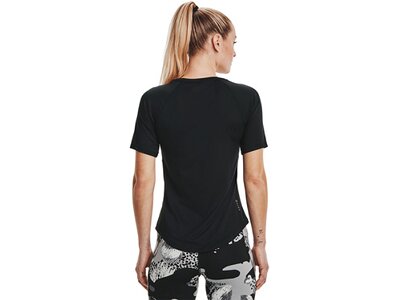 UNDER ARMOUR Damen Kurzarm Rush SS Schwarz