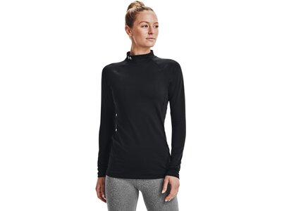 UNDER ARMOUR Damen Shirt UA CG AUTHENTICS MOCKNECK Schwarz