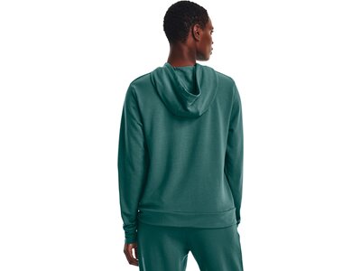 UNDER ARMOUR Damen Langarm Rival Terry Hoodie Blau