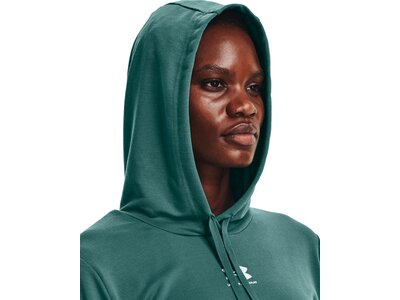 UNDER ARMOUR Damen Langarm Rival Terry Hoodie Blau