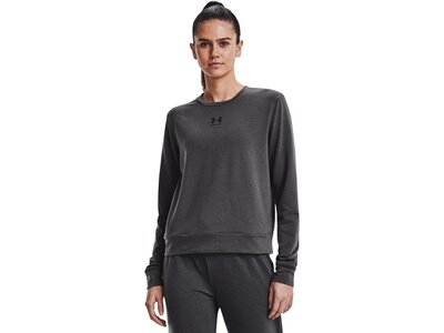 UNDER ARMOUR Damen Sweatshirt RIVAL TERRY CREW Grau