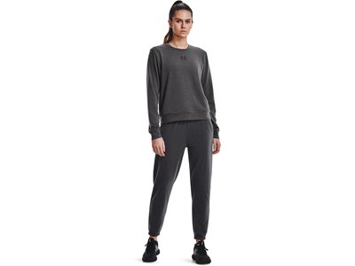 UNDER ARMOUR Damen Sweatshirt RIVAL TERRY CREW Grau