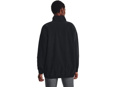 UNDER ARMOUR Damen Jacke WOVEN FZ OVERSIZED JACKET Schwarz