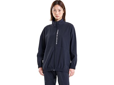 UNDER ARMOUR Damen Jacke WOVEN FZ OVERSIZED JACKET Schwarz