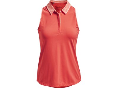 UNDER ARMOUR Damen Polo UA ISO-CHILL SLEEVELESS POLO Rot