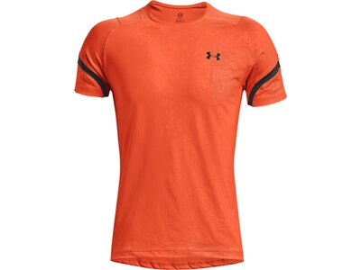 UNDER ARMOUR Herren Kurzarm Rush 2.0 Emboss SS Orange